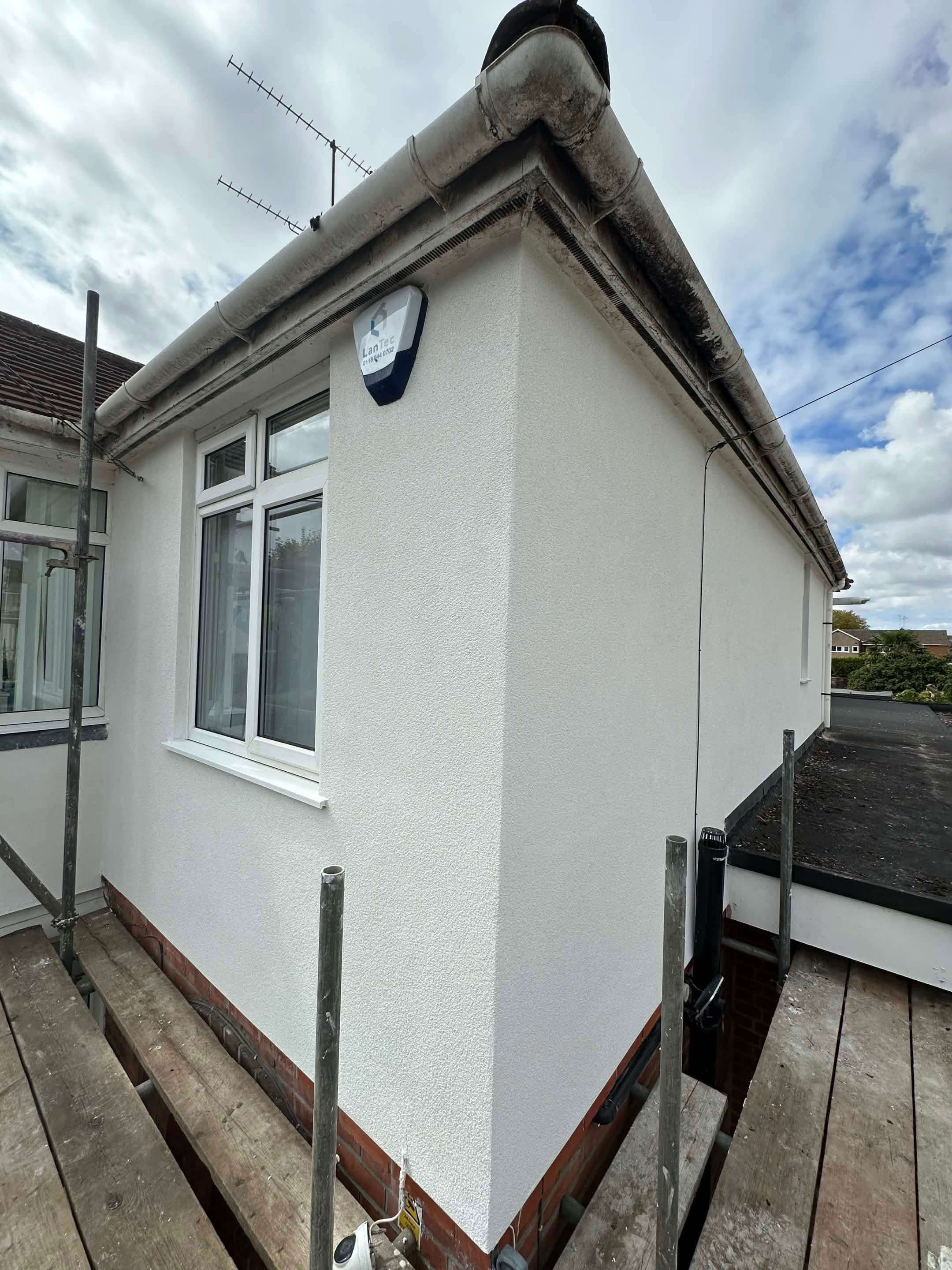 Left property front finished