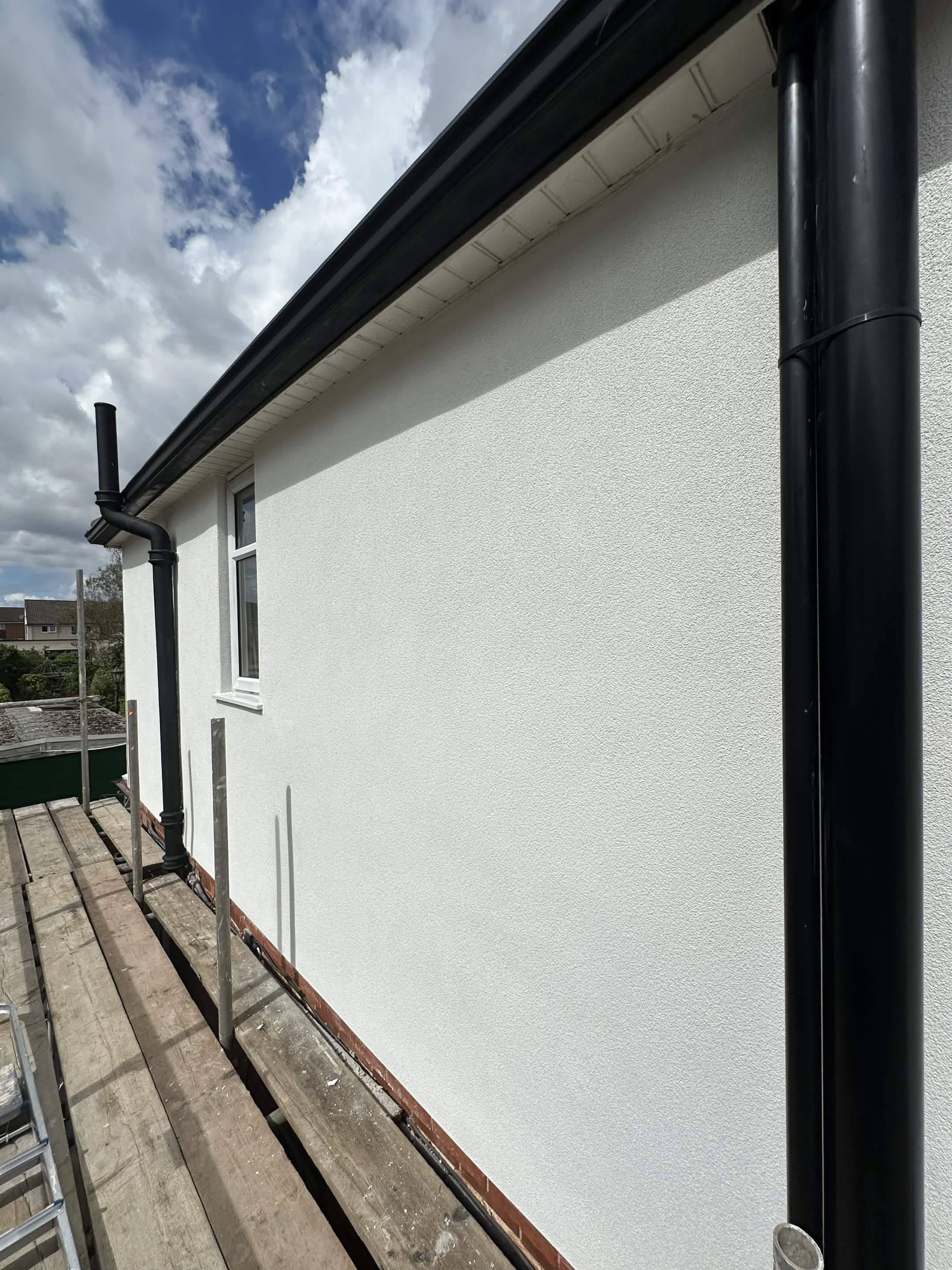 Right property side finished mid view