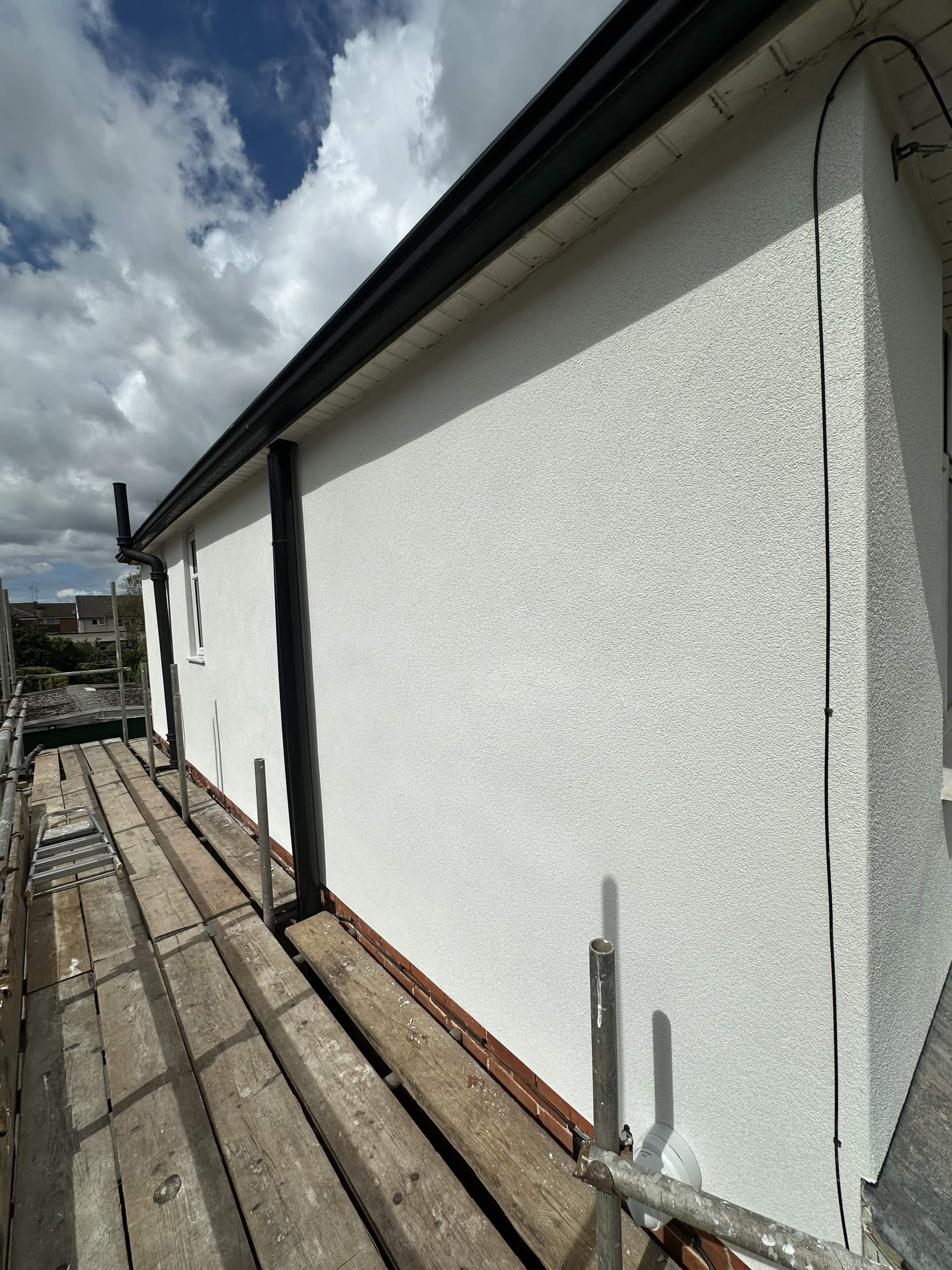 Right property side finished full view