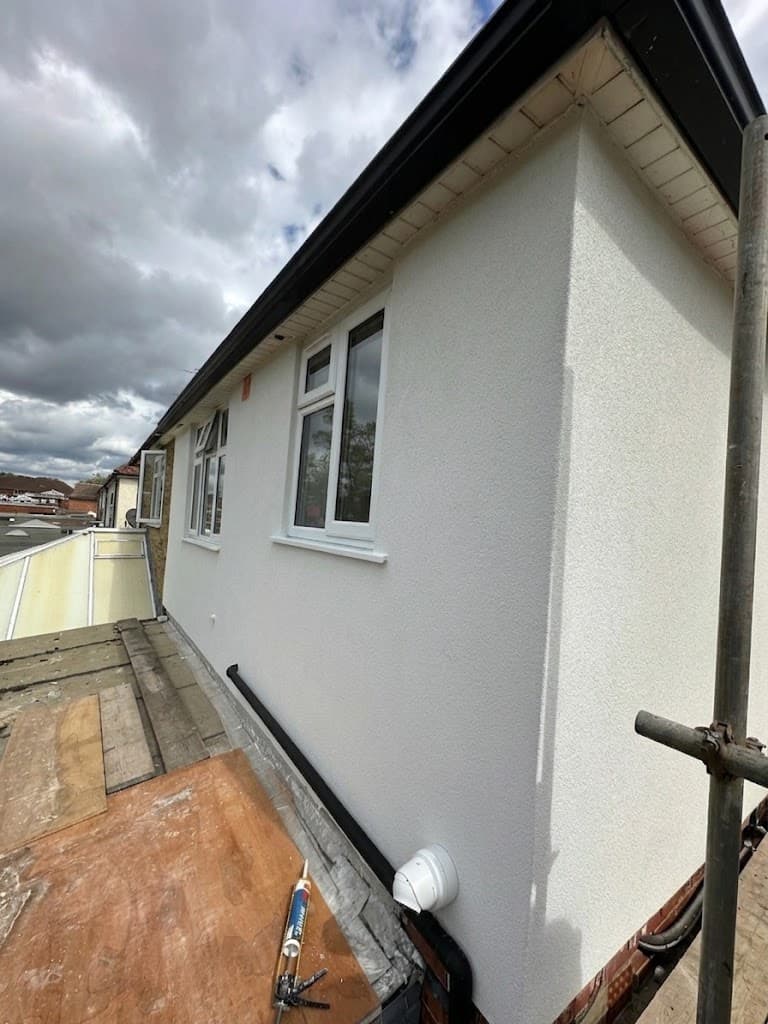 Right property rear finished