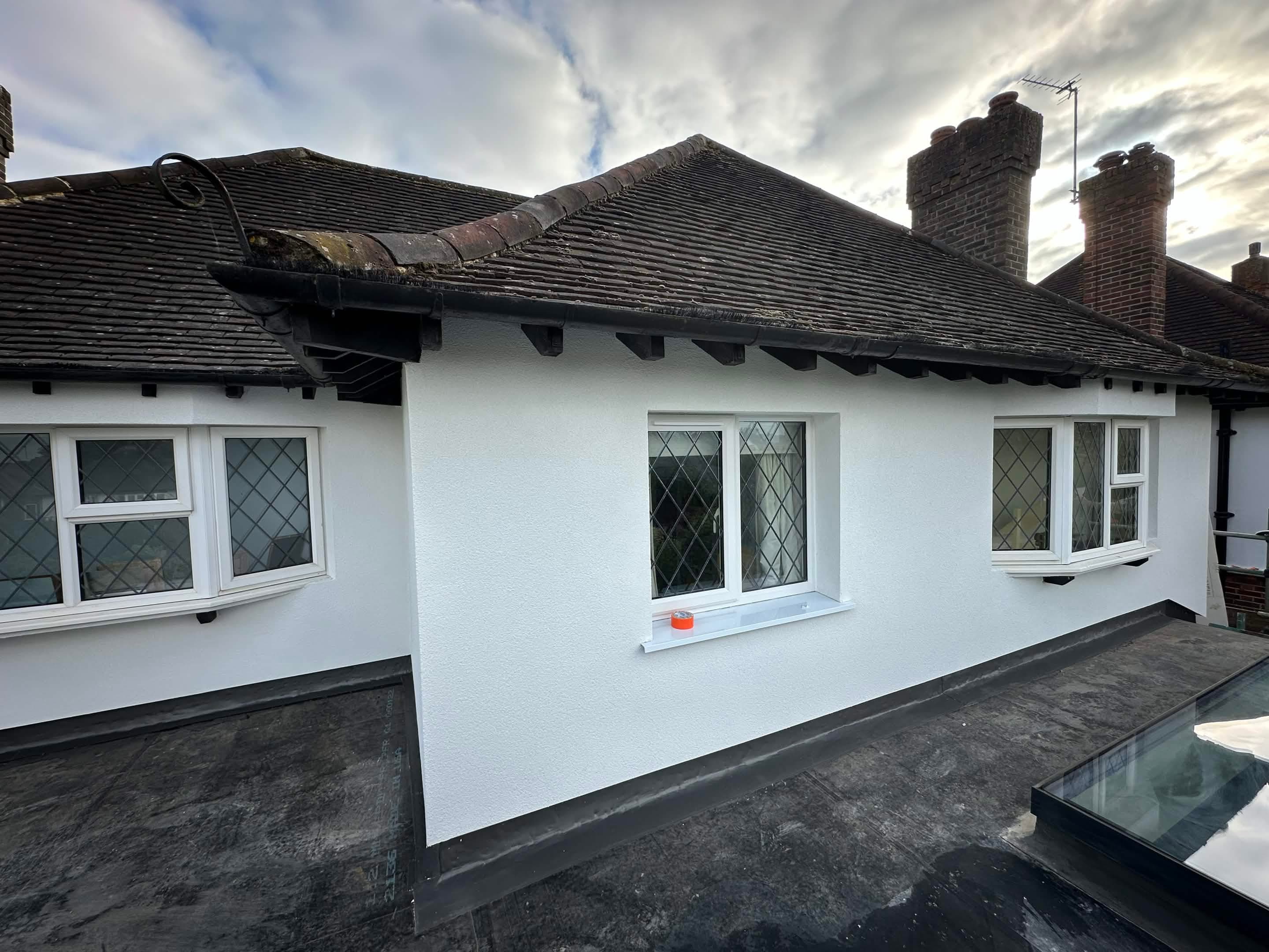 External wall insulation installation, Kingston